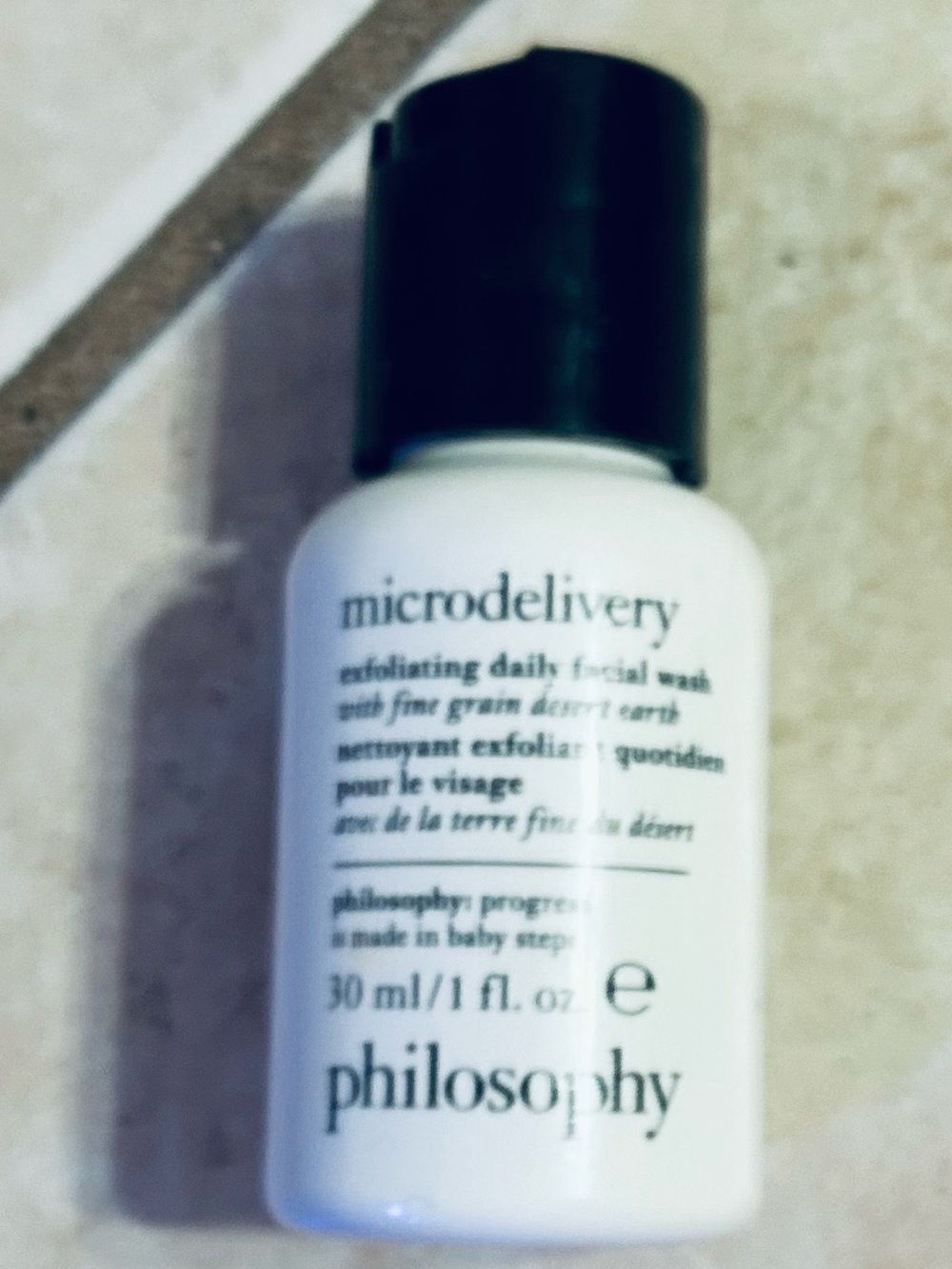 NWT-Philosophy Microdelivery Exfoliating Daily Face Wash. 30ML Trial Size.